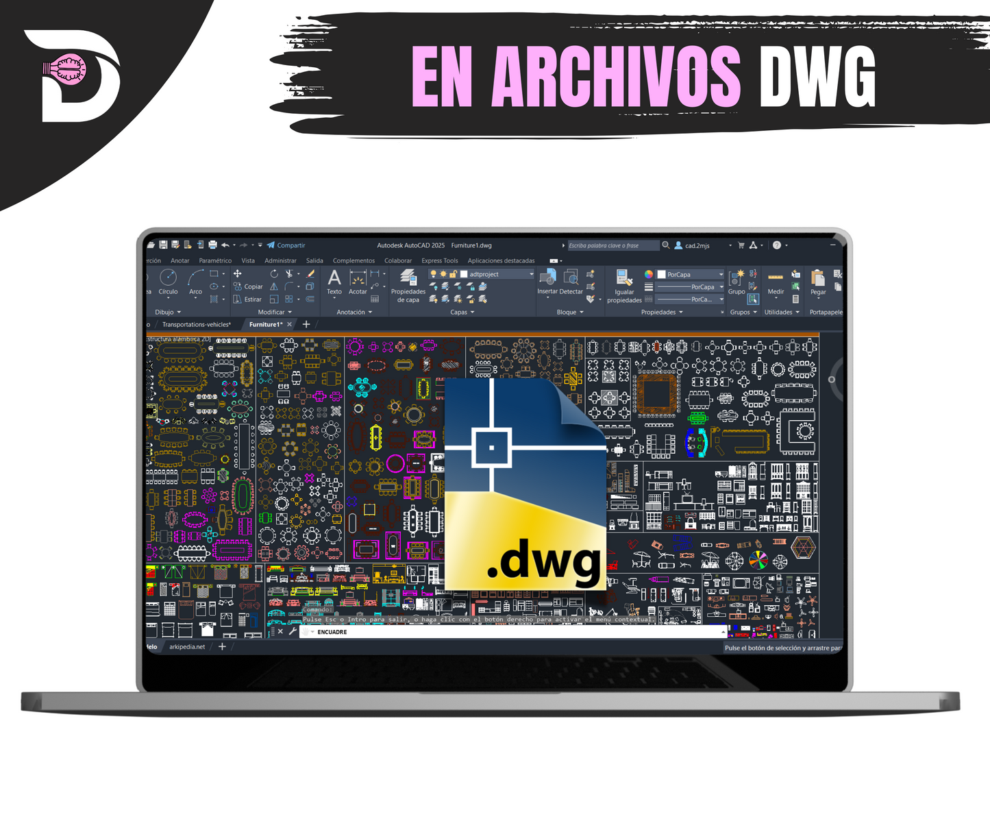 Colección +10000 Bloques para AutoCAD (DWG)