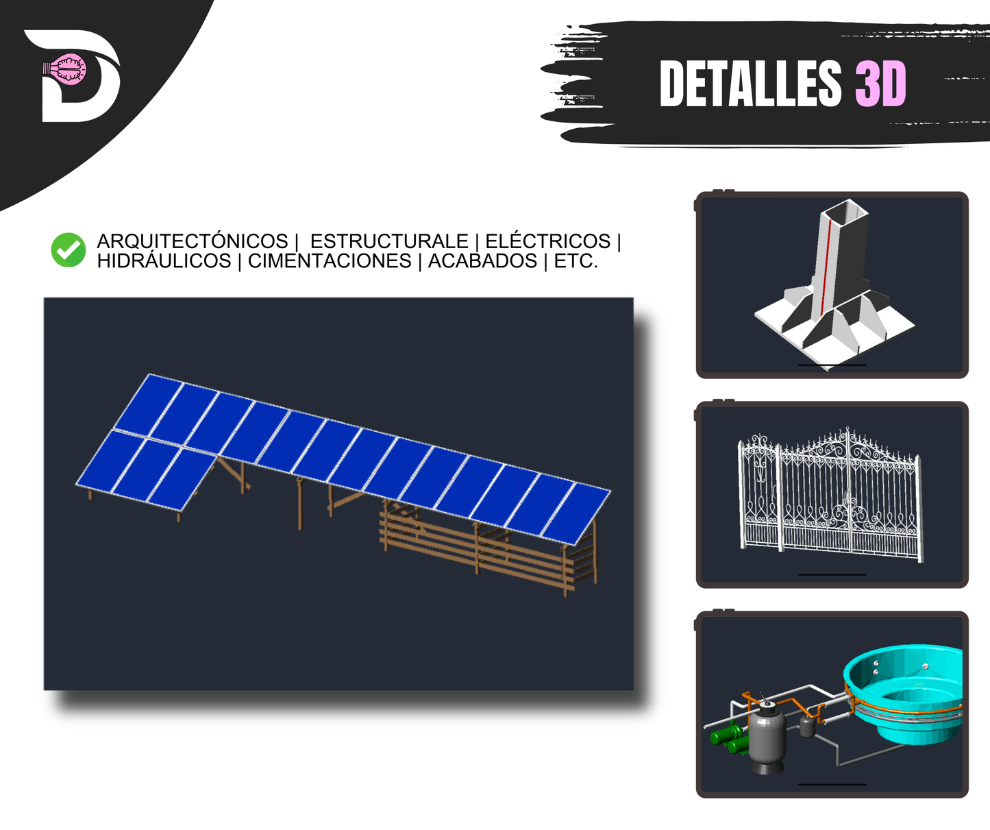 Mega Colección AutoCAD: +2000 Detalles Constructivos