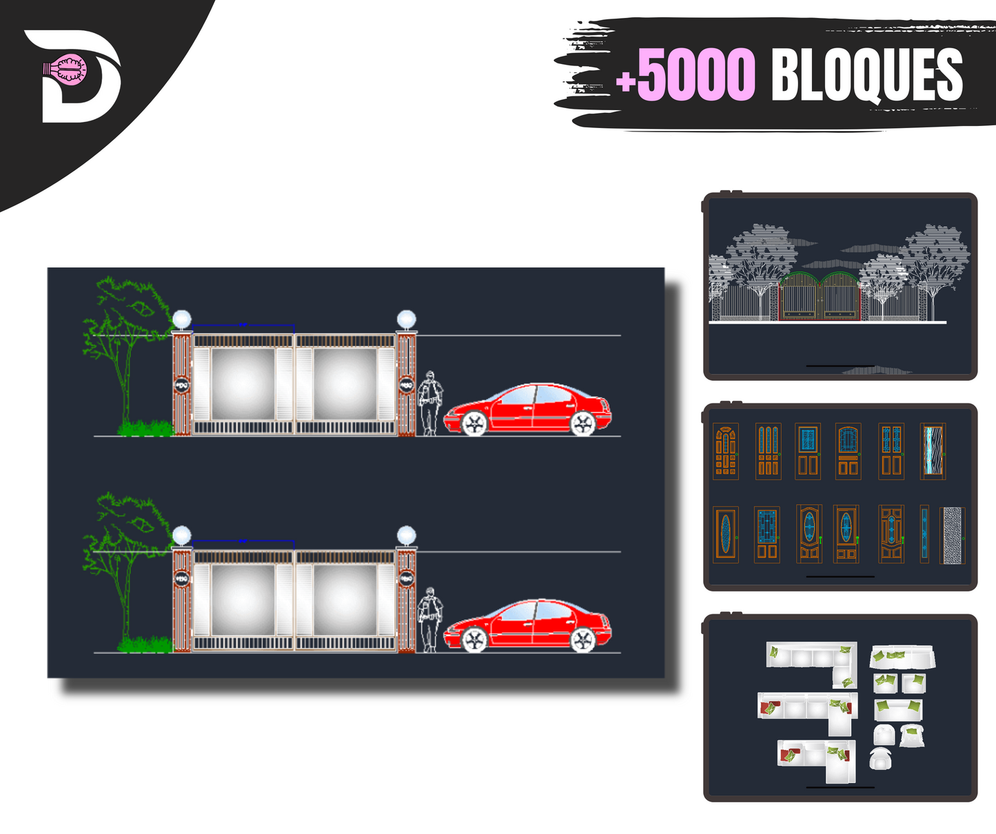 Mega Colección AutoCAD: +2000 Detalles Constructivos