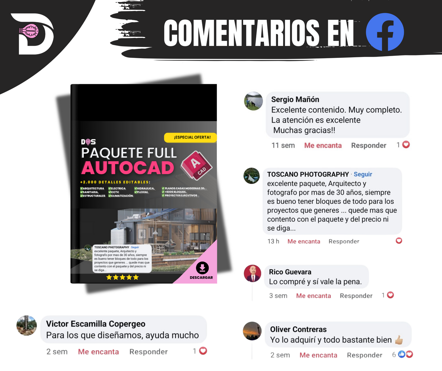 Mega Colección AutoCAD: +2000 Detalles Constructivos