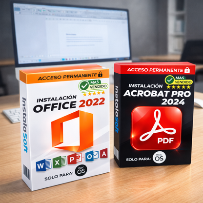 (PACK) Office 2022 + Acrobat Pro para (Mac)