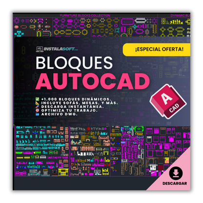 Colección +10000 Bloques para AutoCAD (DWG)
