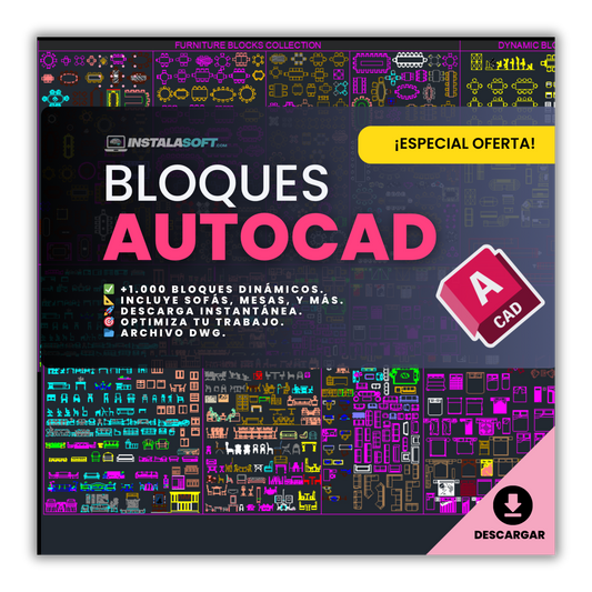 Colección +10000 Bloques para AutoCAD (DWG)