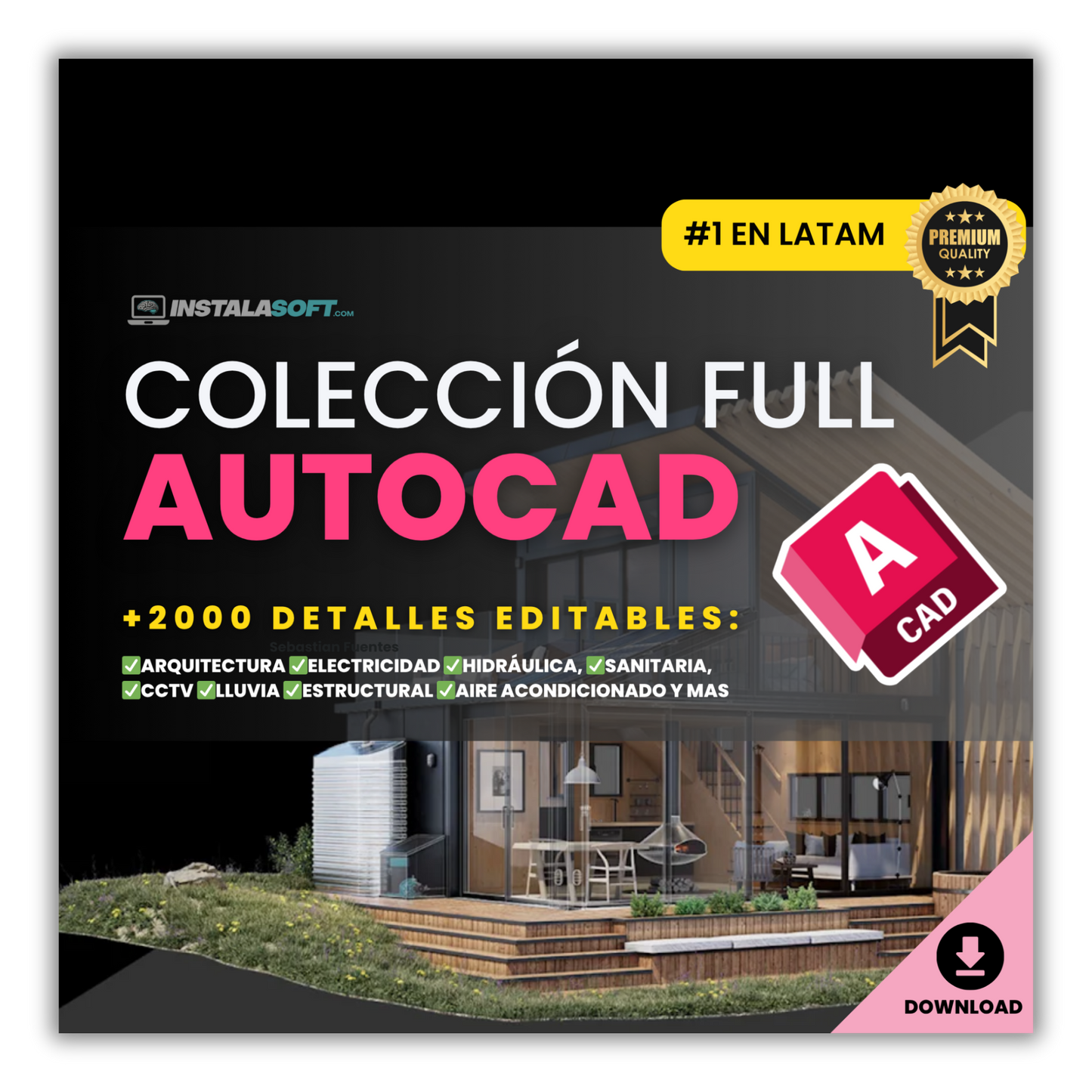 Mega Colección AutoCAD: +2000 Detalles Constructivos