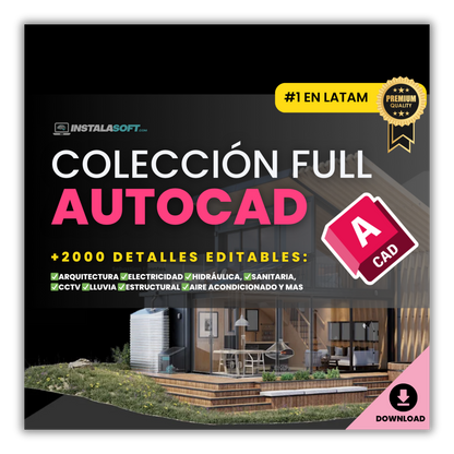 Mega Colección AutoCAD: +2000 Detalles Constructivos