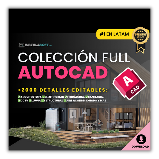 Mega Colección AutoCAD: +2000 Detalles Constructivos