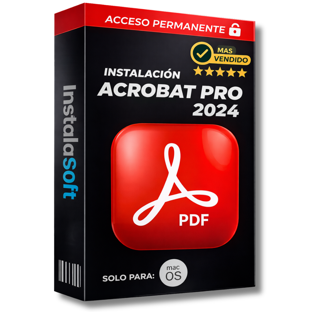 Acrobat Pro 2024 - Suscripción Pérmanente (Mac)