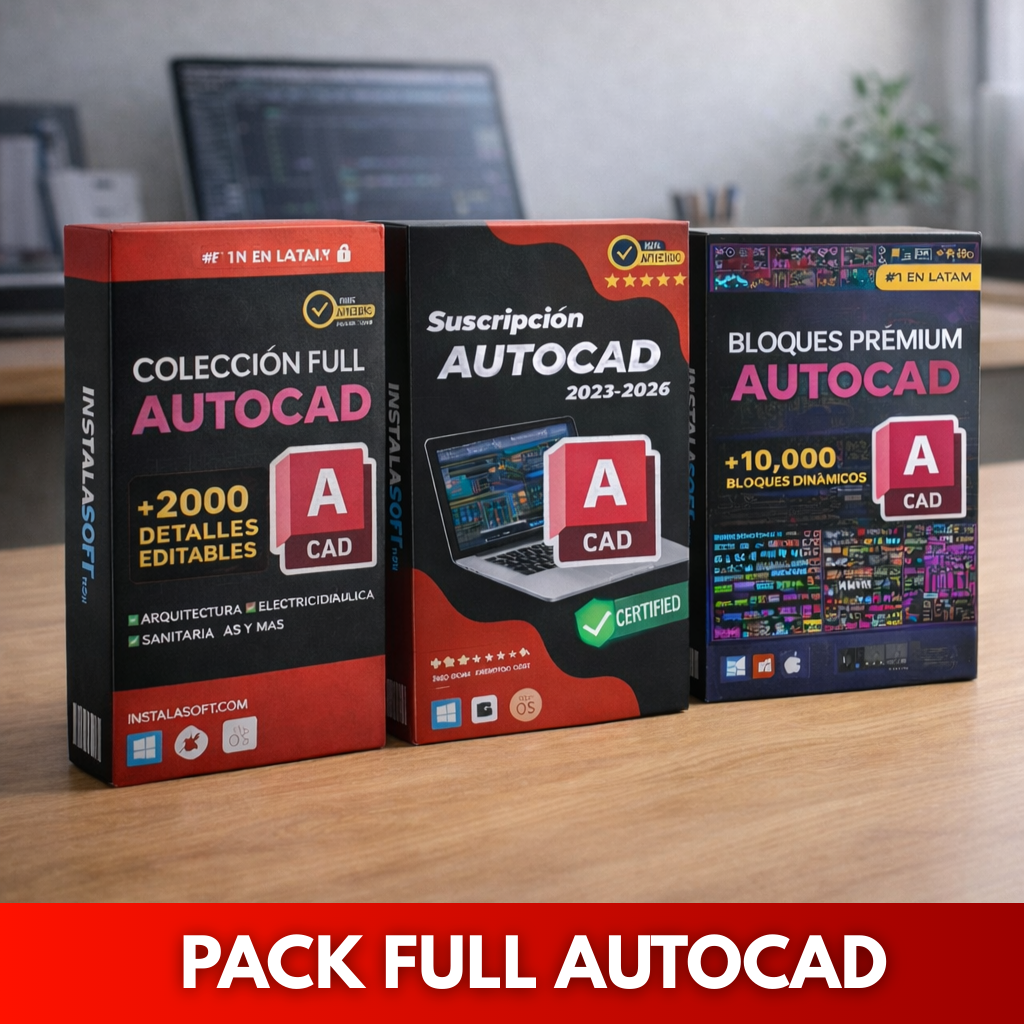 Pack Premium AutoCAD 2026 - (Win/Mac) – InstalaSoft