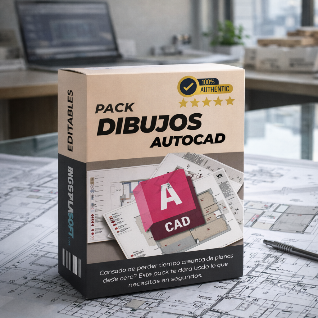 Pack de Plantillas AutoCAD + REGALO Gratis