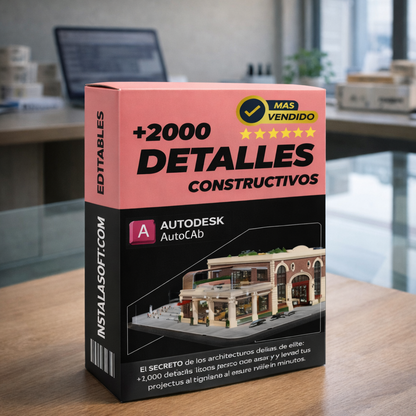 Mega Colección AutoCAD: +2000 Detalles Constructivos