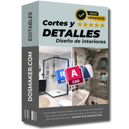 52 Detalles y Cortes Constructivos – Listos para Usar
